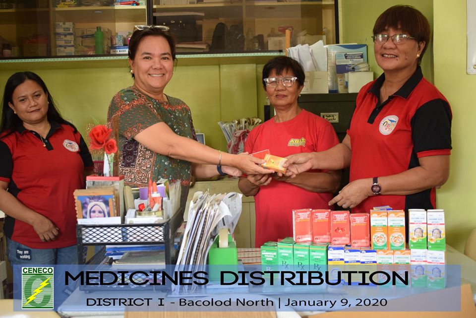 CENECO DISTRIBUTES MEDICINE TO ABES HEALTH CENTER - Central Negros ...