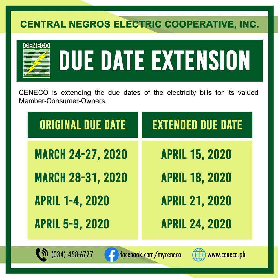 Due Date Extension