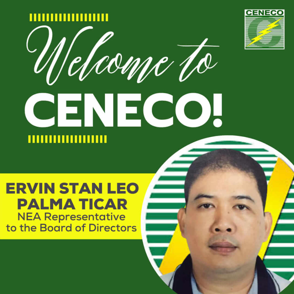 CENECO welcomes NEA Representative, BOD Ticar