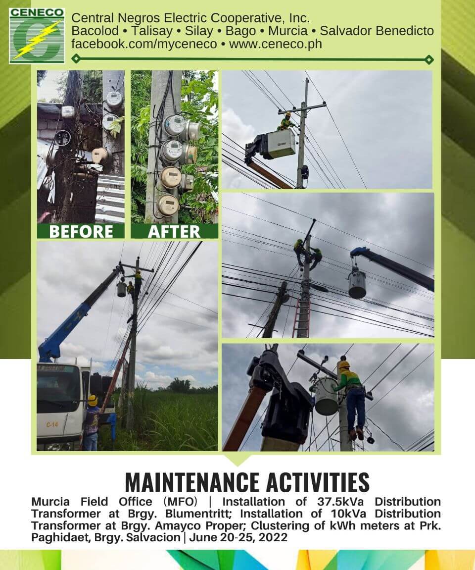 CENECO Maintenance Activities: Murcia Field Office June 20-25, 2022