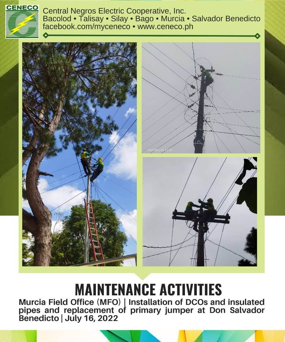 CENECO Maintenance Activities: Murcia Field Office July 16-17, 2022