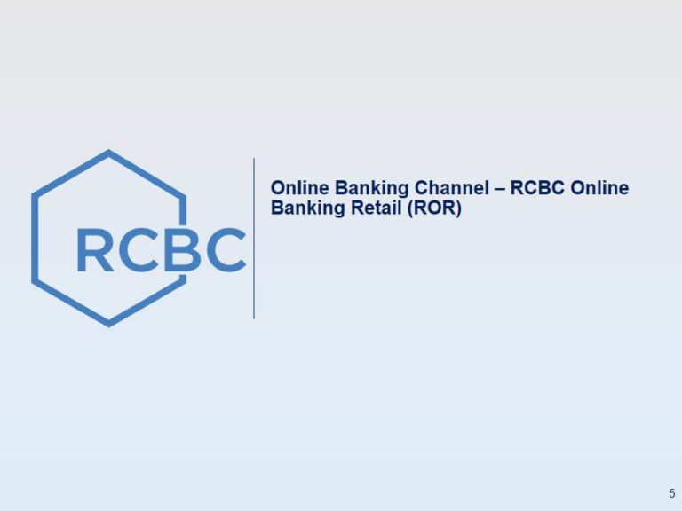 PAYMENT OF CENECO BILLS VIA RCBC