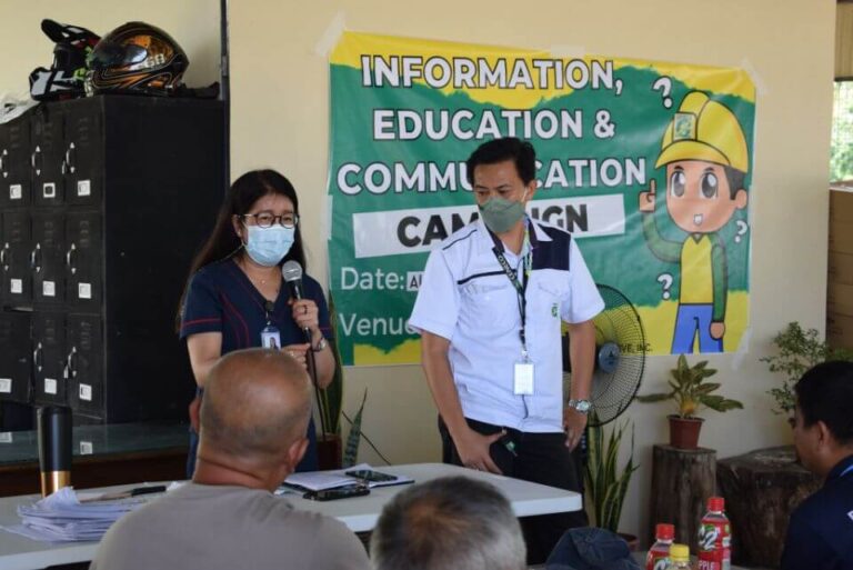 A series of Information, Education and Communication (IEC) Campaign, with the barangay captains of Murcia, Salvador Benedicto, Talisay and Silay, was conducted by CENECO last August 2022.