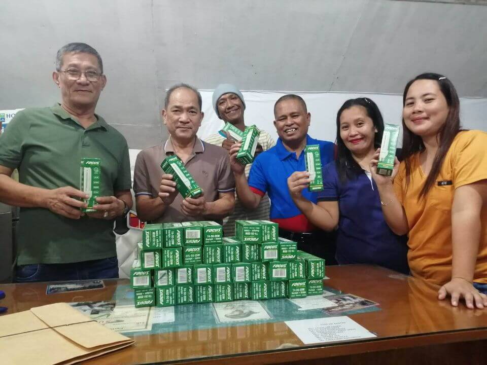 CENECO District 2 BOD Velasco Donated LED bulbs