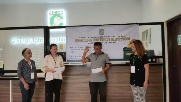 CENECO ELECTS DIRECTOR FOR BACOLOD EAST, TALISAY CITY