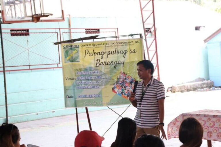 CENECO Conducts Consumer Orientation Seminar (COS) to CT Village Homeowners Association in Brgy. Cabug