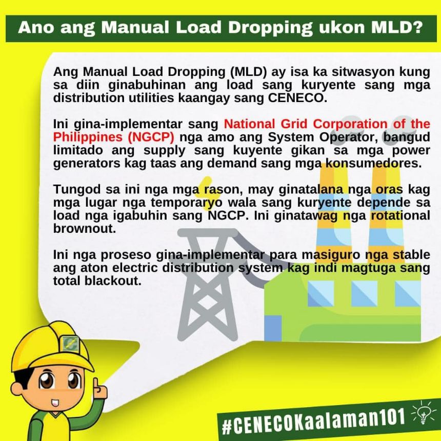 NGCP IMPLEMENTS MANUAL LOAD DROPPING - April 27, 2023