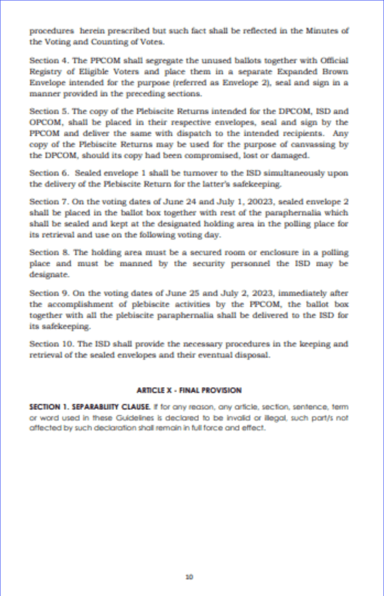 #READ : The Plebiscite guidelines in connection with the Joint Venture Agreement between CENECO and Primelectric Holdings, Inc./Negros Electric Power Corporation (NEPC) as amended per Board Resolution No. 13717, Series of 2023. The Plebiscite is set on June 24, 25, July 1, 2, 2023.