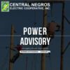 CENECO Power Advisory: EMERGENCY POWER INTERRUPTION: June 10, 2024 – Monday