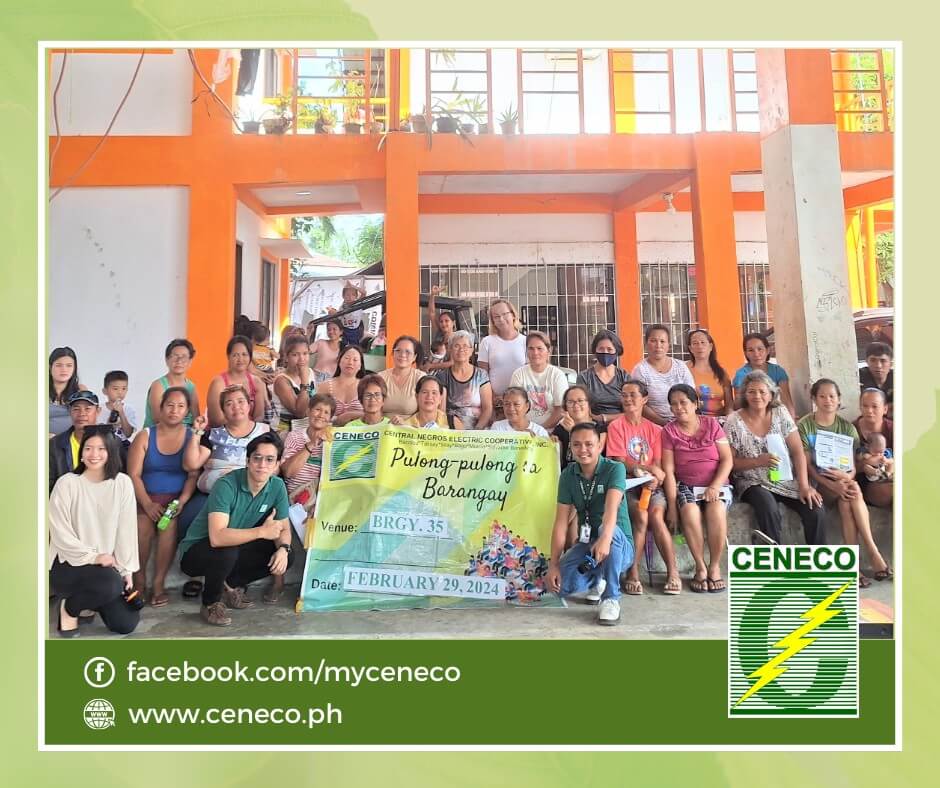 #IEC: CENECO Conducts Pulong-pulong Sa Brgy. 35