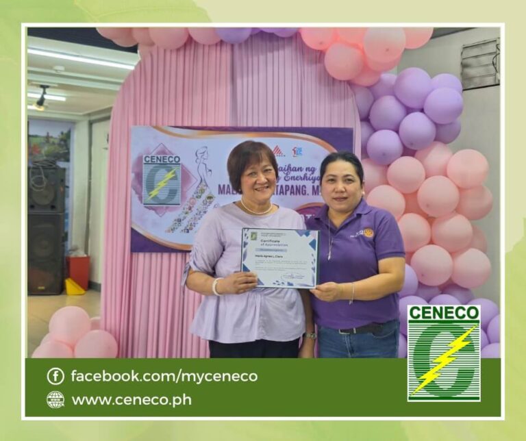 CENECO Recognizes Women Employees