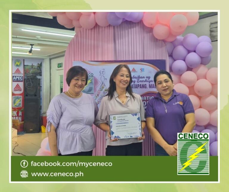 CENECO Recognizes Women Employees