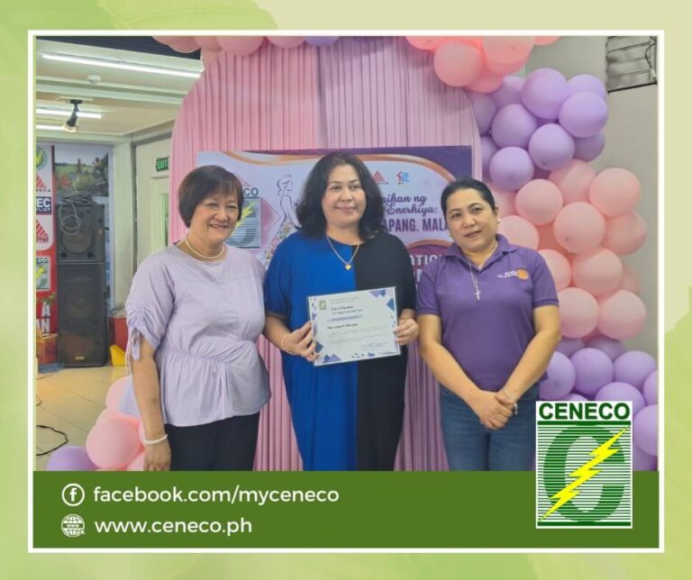 CENECO Recognizes Women Employees