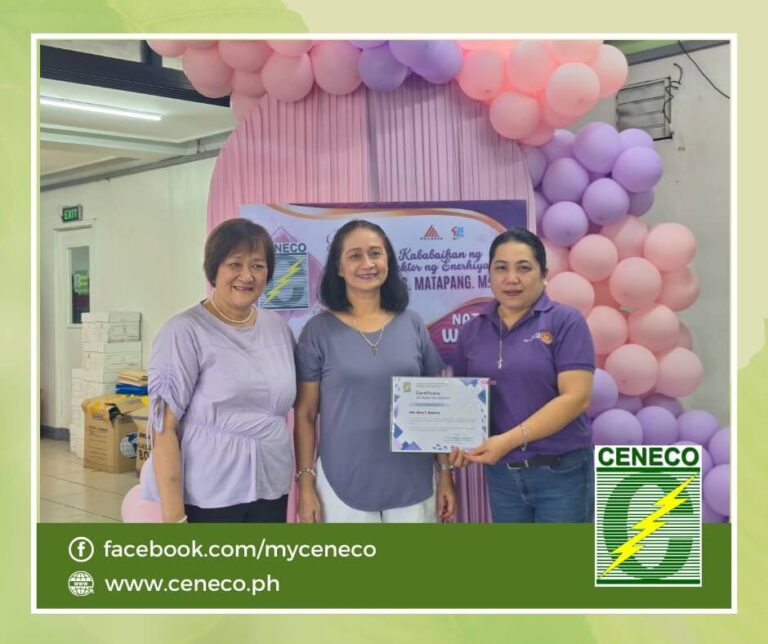 CENECO Recognizes Women Employees