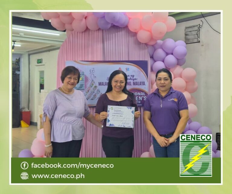 CENECO Recognizes Women Employees