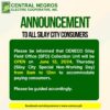 CENECO ANNOUNCEMENT:  CENECO SILAY Field Office Collection Unit OPEN on June 18, 2024